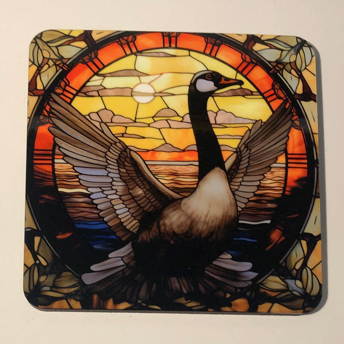 Canadian goose coaster