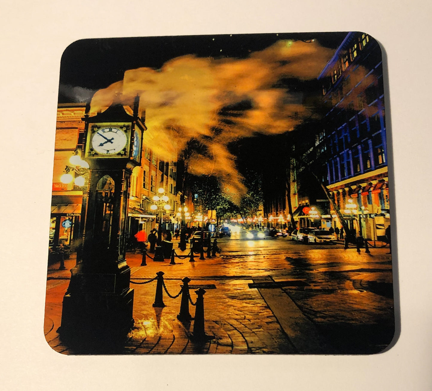 Gastown clock coaster