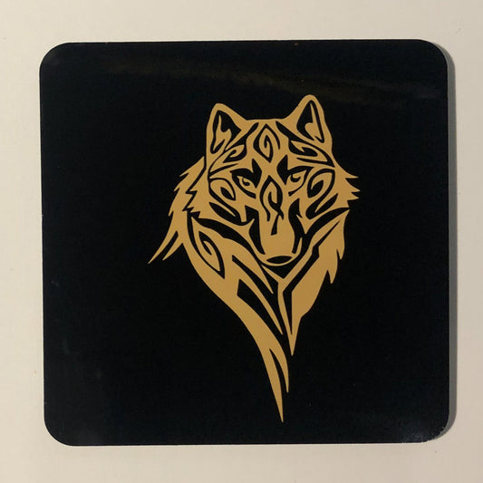 Wolf - gold coaster